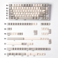 White Lights Retro 104+43 Full PBT Dye-subbed Keycaps Set for Cherry MX Mechanical Gaming Keyboard